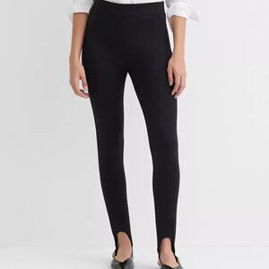 NWT Loft Stirrup Leggings in Ponte Black Medium